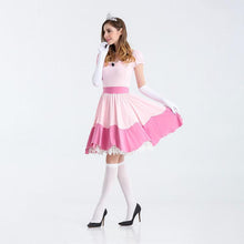 Load image into Gallery viewer, Womens Snow White as Princess Cosplay Pink Dress Costume With Handband and Gloves
