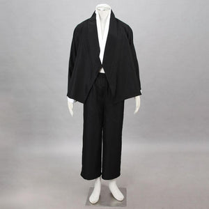 Men and Children Bleach Costume Kuchiki Byakuya Cosplay Kimono Full Outfit
