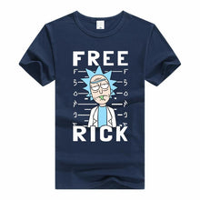 Load image into Gallery viewer, Mens Rick and Morty Cotton Tee Shirt Crew Neck Printed Summer Casual Tops