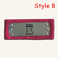 Load image into Gallery viewer, 18 Styles Naruto Kakashi Accessories Cosplay Costumes HeadBands