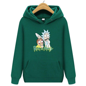 Rick and Morty Cotton Hoodies Pullover Printed Sweatshirts For Men