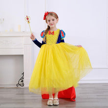Load image into Gallery viewer, Kid&#39;s Snow White Costume Princess Costumes Puff Sleeve Dress With Accessories