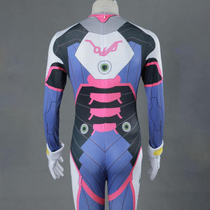 Overwatch DVA Stretchable Costume D.VA Cosplay Set For Women and Kids