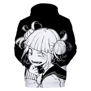 Mens My Hero Academia Printed Pullover Trainning Suit Hoodie Sweatshirt