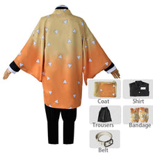 Load image into Gallery viewer, Demon Slayer Cosplay Sets Costume Kamado Tanjirou Nezuko Agatsuma Zenitsu
