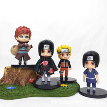 Load image into Gallery viewer, 12Pcs 6cm Cute Chibi Naruto Figure Naruto Itachi Gaara Kakashi Sasuke Figure Toys