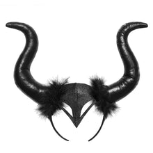 Load image into Gallery viewer, For Kids Maleficent Costume Evil Witch Cosplay Set With Wings and Horn Hat For Halloween Party