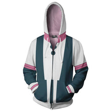 Load image into Gallery viewer, Mens My Hero Academia Printed Zippered Trainning Suit Hoodie Sweatshirt