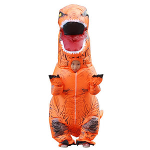 T Rex Costume Inflatable Dinosaur Cosplay Suit Halloween Dino Costume For Adults and Kids
