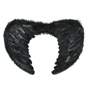 For Kids Maleficent Costume Evil Witch Cosplay Set With Wings and Horn Hat For Halloween Party