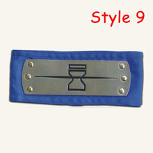 Load image into Gallery viewer, 18 Styles Naruto Kakashi Accessories Cosplay Costumes HeadBands