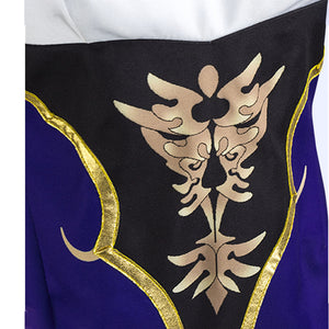 Genshin Impact Costume Lisa Minci Cosplay Full Set Halloween Costume For Women