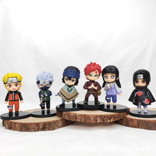 Load image into Gallery viewer, 12Pcs 6cm Cute Chibi Naruto Figure Naruto Itachi Gaara Kakashi Sasuke Figure Toys