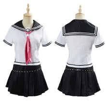 Load image into Gallery viewer, 6 PCS Danganronpa Costume Mioda Ibuki Cosplay Dress Set Sailor Suit