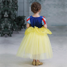 Load image into Gallery viewer, Snow White Costume Princess Costumes Puff Sleeve Dress With Accessories For Kids