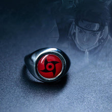 Load image into Gallery viewer, 10PCS Naruto Accessories Uchiha Clan All Sharingan Printed Rings With Box