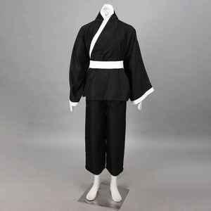 Men and Children Bleach Costume Tosen Kaname Cosplay Kimono Full Outfit