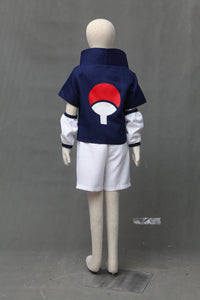 For Men and Children Anime Naruto Uchiha Sasuke Cosplay Whole Set