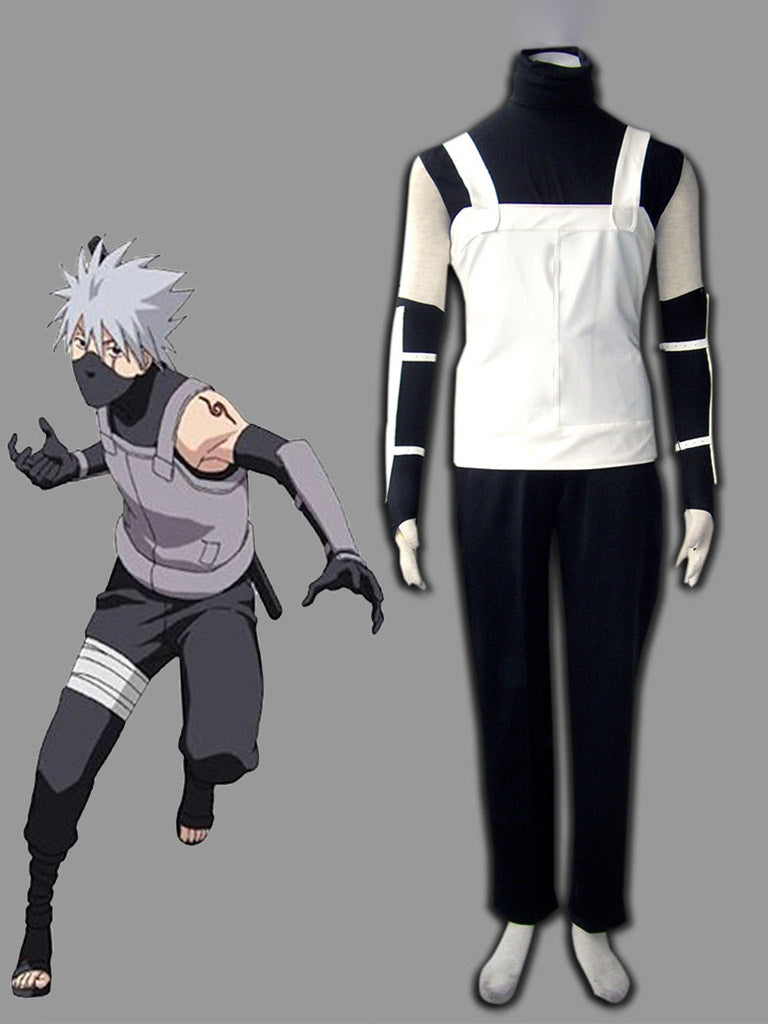 Men and Kids Anime Naruto Costume Hatake Kakashi Anbu Cosplay Sets