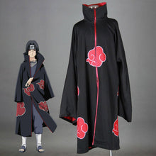 Load image into Gallery viewer, Men and Kids Naruto Akatsuki Uchiha Itachi Robe Cloak Coat Cosplay